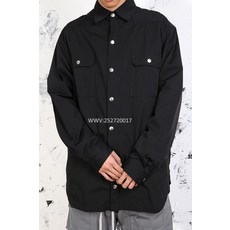 릭오웬스BABEL RICK Dark RO catwalk 셔츠 루즈 셔츠 O