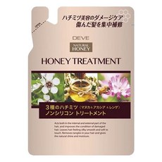 쿠마노 내추럴 허니 3종 무실리콘 트리트먼트 리필용, 1개, 350ml
