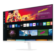  삼성 스마트모니터 M7 S32BM701 화이트 UHD 4K 32인치 C-Type 덱스 미러링 넷플릭스 유튜브 /M LS32BM701UKXKR  상품 이미지