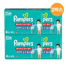 팸퍼스 베이비 드라이 아동공용 기저귀 팬티형 4단계 336매