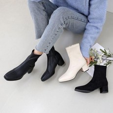 여성 숏부츠 캐주얼 여자 모던 데일리 미들부츠 신발