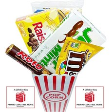 Celebrate the Occation 나이트 팝콘 사탕 REDBOX 선물팩 ~ 극장 버터 팝콘 조계 캔디 2개 프리 REDBOX 대여 선물 카드 (주니어 민트), 선택, 상세설명참조