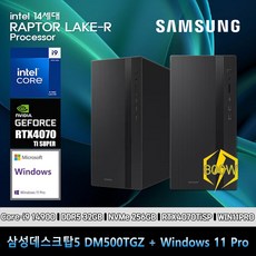 삼성데스크탑5 14세대 i9 컴퓨터 DM500TGZ-Zi9ADB-RTX4070TiSP+11PRO(i9-14900/32GB/SSD256G/RTX4070TiSP), 32GB
