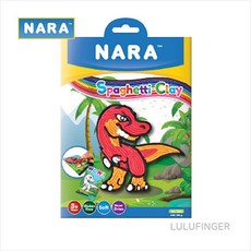 [룰루핑거] NARA 스파게티 클레이 티라노사우르스 23.5x17x0.5cm (100g) 1A-01-320