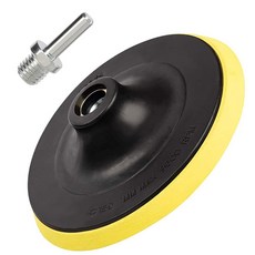 샌딩 디스크용 150mm6인치 후크 및 루프 버핑 패드 M14 드릴 부착 어댑터 부드러운 폼 레이어가 있는 회전식 백킹 핫템 잇템, 1개
