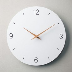 신D 국산 월넛 무소음 벽시계, D