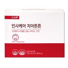치아건강 인사케어 간편한 치아칼슘 영양제, 1세트, 60정