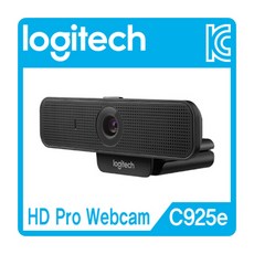 로지텍 HD Pro Webcam C925e 화상카메라 웹캠 사무용 액세서리 / 선택 배송상품 : (웹캡 추천)
