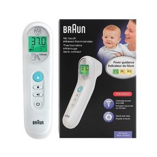 피부 적외선 체온계 손목 이마 비대면 온도계 발열체크기 열체온계 브라운 브라운 전자, 하얀