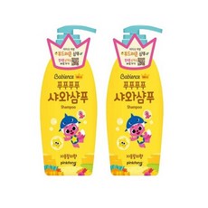 LG생활건강 베비언스 핑크퐁 샤와샴푸 380ml (자몽릴리향) 2개