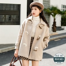AY9K0703 여성코트 귀여운 숏 떡볶이 캐주얼 클래식
