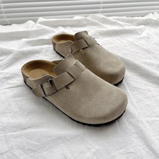 Birkenstock 신발 반 슬립 여성 스웨이드 보스턴 슬리퍼