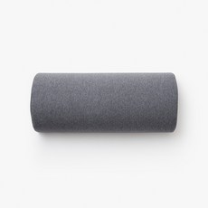 [JAJU/자주] 숯 메모리폼 반원쿠션_42x18x10cm_다크그레이