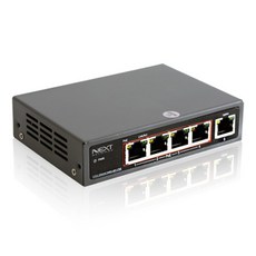 (EzNet 이지넷 NEXT-POE6005F (스위칭허브/5포트/1000Mbps/PoE+ 이지넷/스위칭허브/포트, 단일 모델명/품번