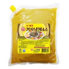오뚜기 오쉐프 겨자 냉채 소스 1kg, 3개
