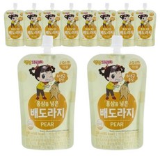 자임 안녕자두야 홍삼을 넣은 배도라지주스 100ML*10입, 100ml, 10개