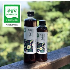 김순식 무농약 5년 천연발효 개복숭아 원액 효소 발효액 액기스 500ml, 개복숭아액기스500ml