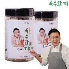 이광기의 육수한끼 고체 만능 육수 천연 조미료 자연재료 2통 / 4통 감칠맛 해물육수, 1세트 (2통 124알)