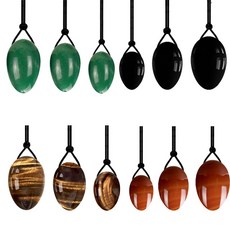 Yoni Egg Set Kegel 운동 질 골반 근육 강화 마사지 볼 백 홀 옥 계란 여성 산후 수리 마사지|마사지 볼|, 1개, type 02, 단일