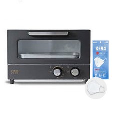 퀸메이드 전기 오븐기 QOV-1200G 다크그레이12L+KF94마스크 1매, 퀸메이드 전기 오븐기 QOV-1200G 다크그레이12L, KF94마스크 1매