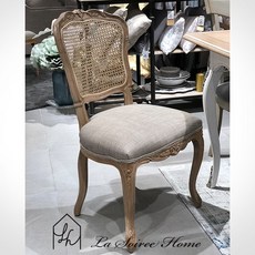 [꼬떼따블] 마벨 의자(LJ007A) [Rattan back], 네츄럴우드, 1개