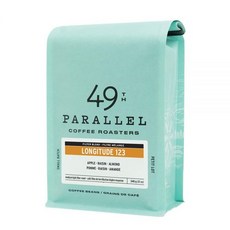 49th Parallel Coffee Roasters 커피 로스터기 로스팅 가정용 49번째 평행 로스터 123W 롱티튜드 블렌드 필터 로스팅된 통 원두 미디엄 라이트 로스트 1, 1개