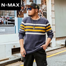 남자가디건 NMAX오버사이즈 남성복트렌드한 뚱뚱한분 기모바지 오버사이즈 순면 가디건 외투 겨울옷 루즈핏 스트라이프 기모옷
