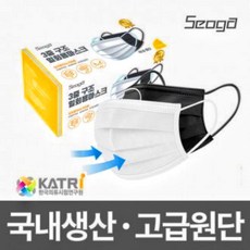 서가 성인용 일회용 마스크, 50개입, 1개, 화이트