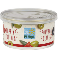 푸랄 Pural 파프리카 올리브 야채 스프레드, 125g, 1개