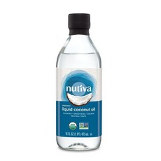누티바 액상 분획 코코넛 오일 Liquid Fractionated Coconut Oil, 1개, 473ml