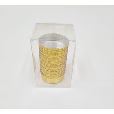 금박 갈레트 컵 쿠키틀 6cm 40개 소량