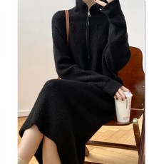 여성 울니트 여자 간절기 가을 코디 데일리 보온 20대