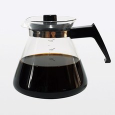 더비인 유리 커피드립서버 500ml 직화가능 홈카페 서버, 단품, 1개