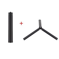 확장 폴 바 스틱 막대 삼각대 DJI OM 4 OSMO 모바일 2 3 FEIYU VEMBLE ZHIYUN SMOOTH 4 Q3 용 핸드 헬드 짐벌 안정기, Black