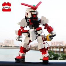 scim 중국레고호환 건담 빨간색 기갑전사 DG D001 625PCS