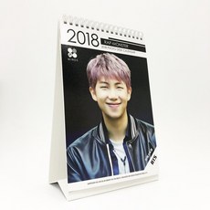 BTS 방탄 소년단 달력 굿즈 - RM 랩몬스터 탁상달력 / 2018-2019