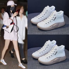여성 잉글리시 워커 부츠 키높이 컴포트 여성구두 여성 구두 4cm