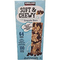 Kirkland Signature Soft & Chewy Chocolate Chips Granola Bars 54.4 oz, 1