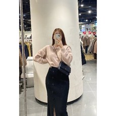 플라스틱아일랜드 뉴코아강남점 V넥 2컬러 모혼방 니트 [PL7XD025]