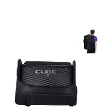 [미국] 695084 Cube Street Ex Bag Shoulder Strap Design Sponge Thickening 22.8x15.7x15(in) (Black)