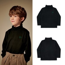 빈 [빈]블랙 풀오버 티셔츠 BX61TS02BK