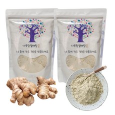 국산 생강 분말 생강가루, 2개, 500g