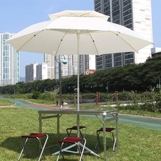 특대형 큰사이즈 파라솔 정원 야외테이블 튼튼한파라솔, 옐로우