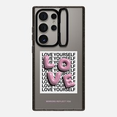 케이스티파이 CASETiFY 갤럭시 S24 울트라 임팩트 링 스탠드 케이스 LOVE Black