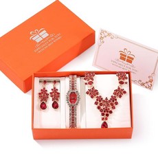 다이아몬드목걸이귀걸이셋트