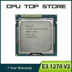 인텔 제온 E3 1270 V2 에 사용 3.5GHz LGA 1155 8MB 쿼드 코어 CPU 프로세서 SR0P6, 한개옵션1, 02 CPU