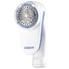 Conair 배터리 구동 섬유 보풀 제거기, White_Battery Operated, White