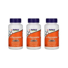 나우 푸드 L 카르노신 500 mg 50 베지캡슐 L-Carnosine [3병], 50정, 3개