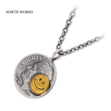 NORTH WORKS 노스웍스 실버 스마일 목걸이 N-302