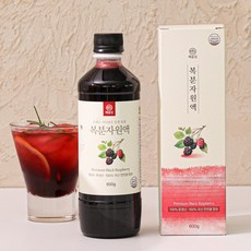 [국산 문경 복분자] 해솔당 유기농 원당 햇 복분자 원액, 1개, 600g